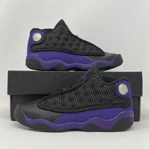 Nike Air Jordan Retro XIII 13 TD Court Purple Baby Toddler Size 10c 414581-015